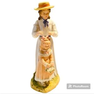 HOMCO Logo Figurine #1478 MOTHER & YOUNG GIRL Home Interiors Decor.
